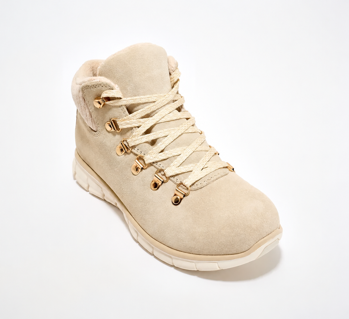 🥾 Women’s Water-Repellent Suede Lace-Up Hiking Boots