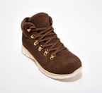 🥾 Women’s Water-Repellent Suede Lace-Up Hiking Boots