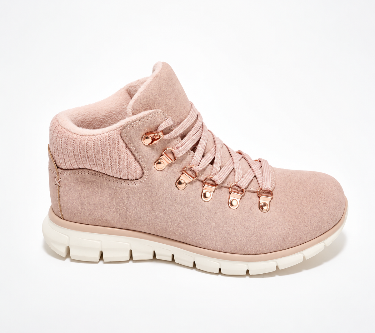 🥾 Women’s Water-Repellent Suede Lace-Up Hiking Boots
