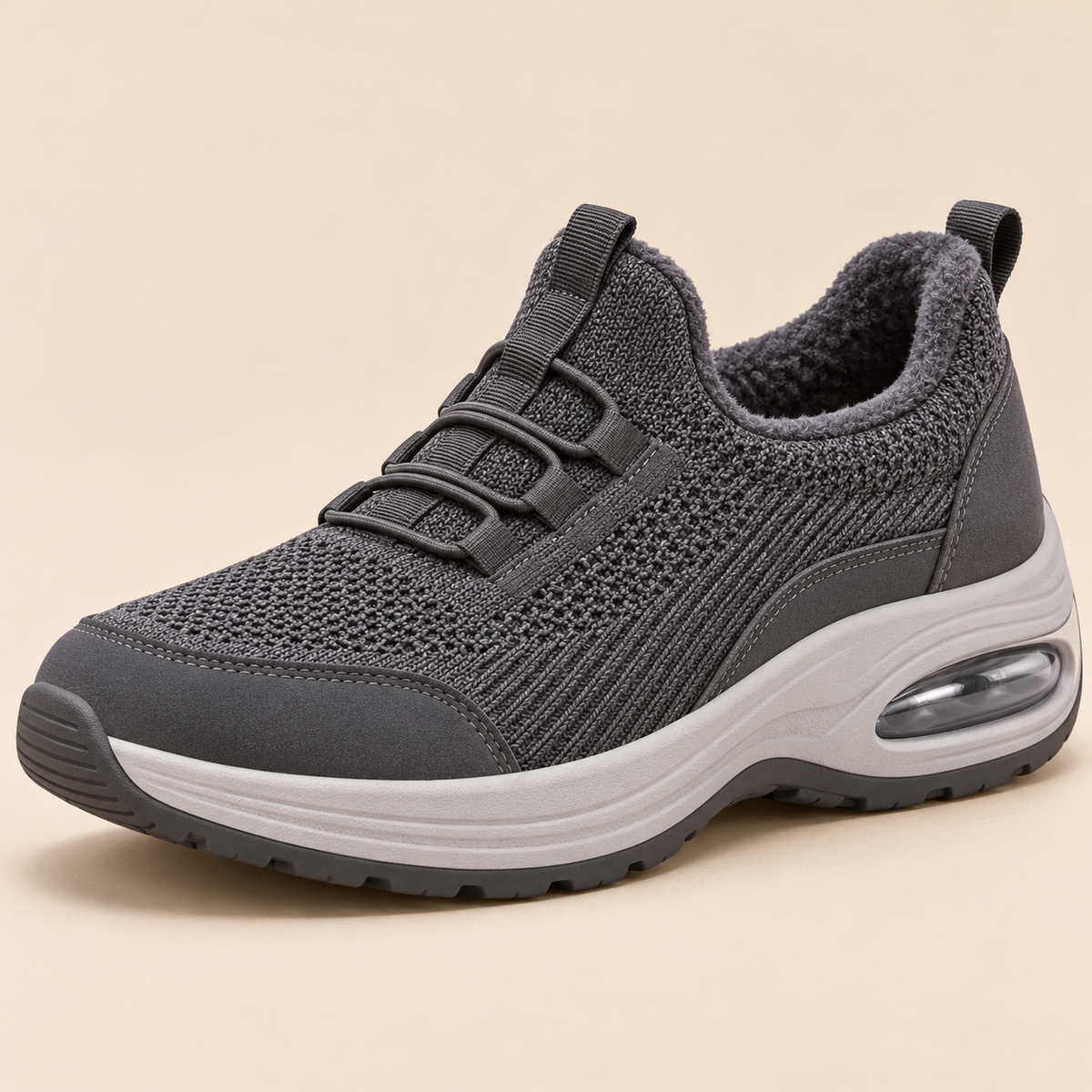 Women's Knit Air-Cushion Slip-On Walking Sneakers
