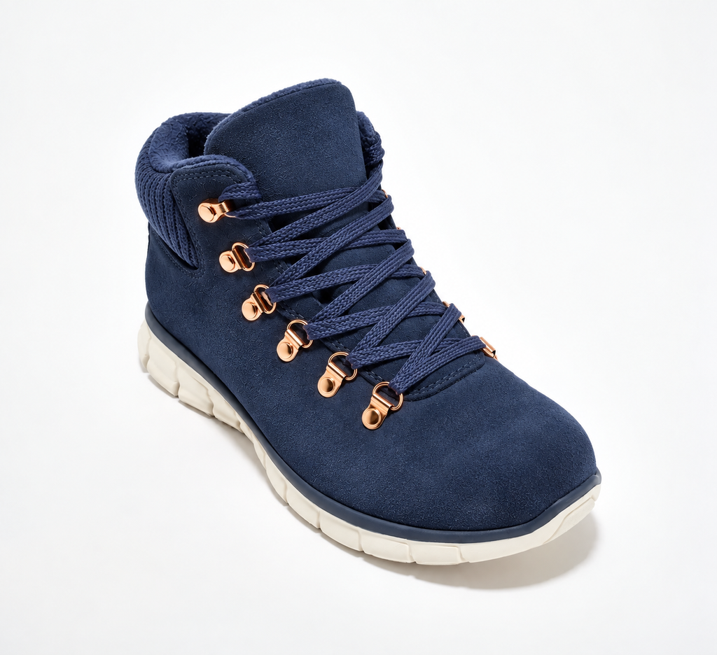 🥾 Women’s Water-Repellent Suede Lace-Up Hiking Boots