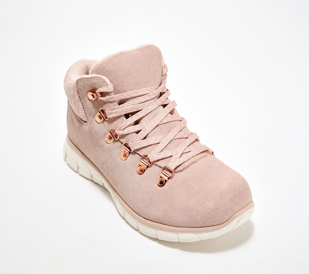 🥾 Women’s Water-Repellent Suede Lace-Up Hiking Boots
