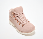 🥾 Women’s Water-Repellent Suede Lace-Up Hiking Boots
